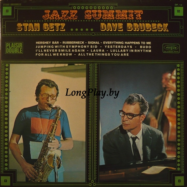Stan Getz / Dave Brubeck - Jazz Summit 2LP ++++