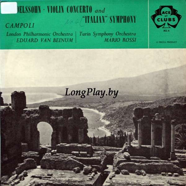 Felix Mendelssohn-Bartholdy - Violin Concerto And 