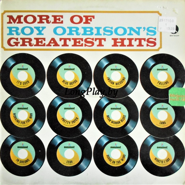 Roy Orbison - More Of Roy Orbison's Greatest Hits ++++