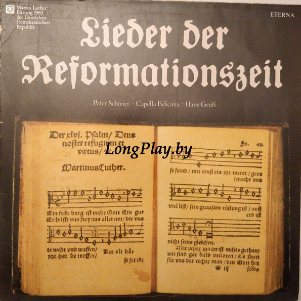 Peter Schreier - Lieder Der Reformationszeit ++++