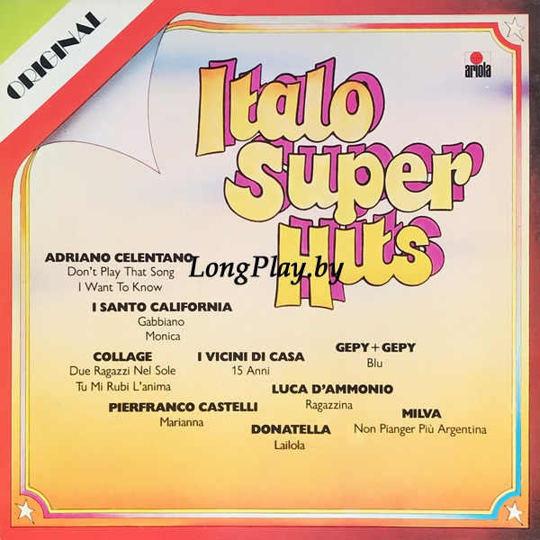 Various - Italo Super Hits ORIG ++++
