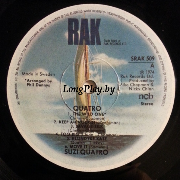 Suzi Quatro - Quatro ORIG ++++