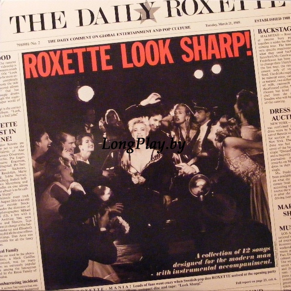 Roxette - Look Sharp! ORIG ++++